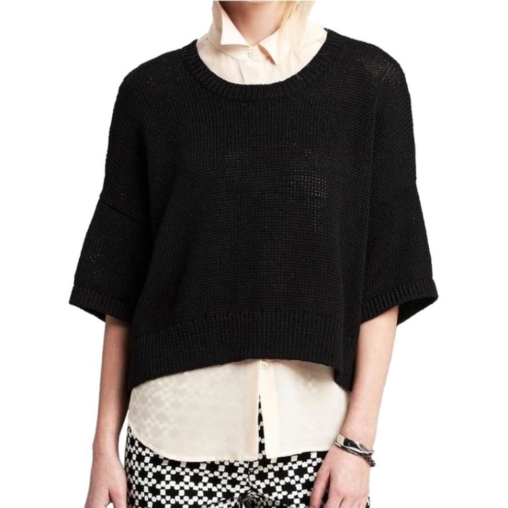 NWOT banana republic Cropped pullover